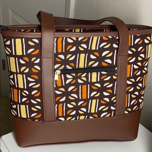 Hand-made Ankara fabric African print bag